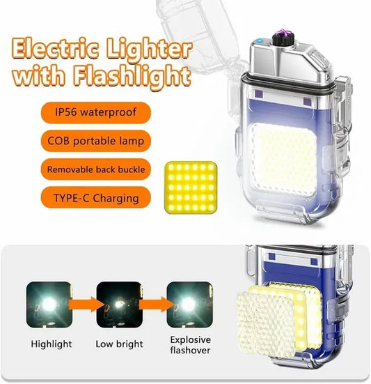 Metal LED Flashlight Lighter