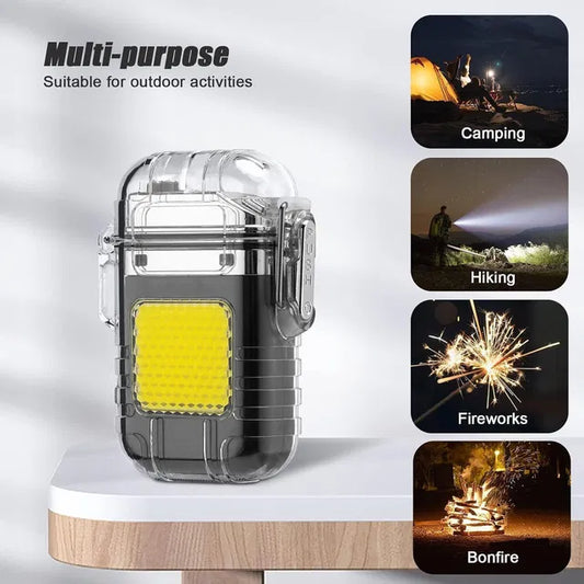 Metal LED Flashlight Lighter
